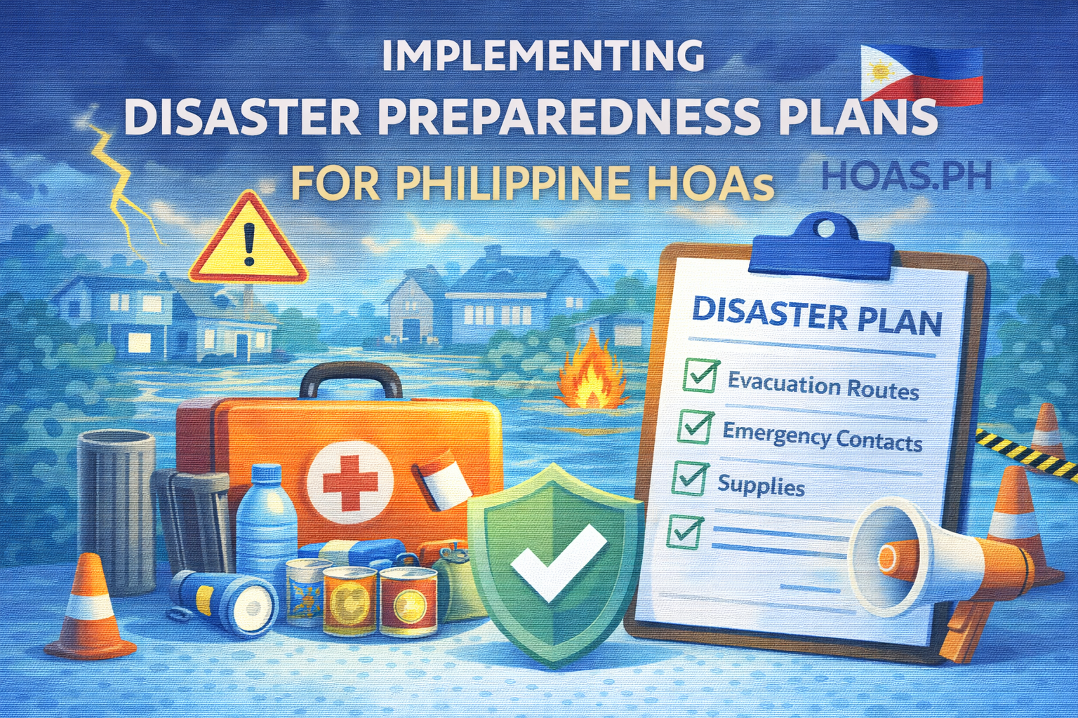Implementing Disaster Preparedness Plans for Philippine HOAs