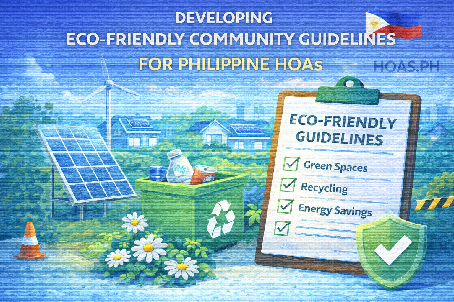 Developing Eco-Friendly Community Guidelines for Philippine HOAs